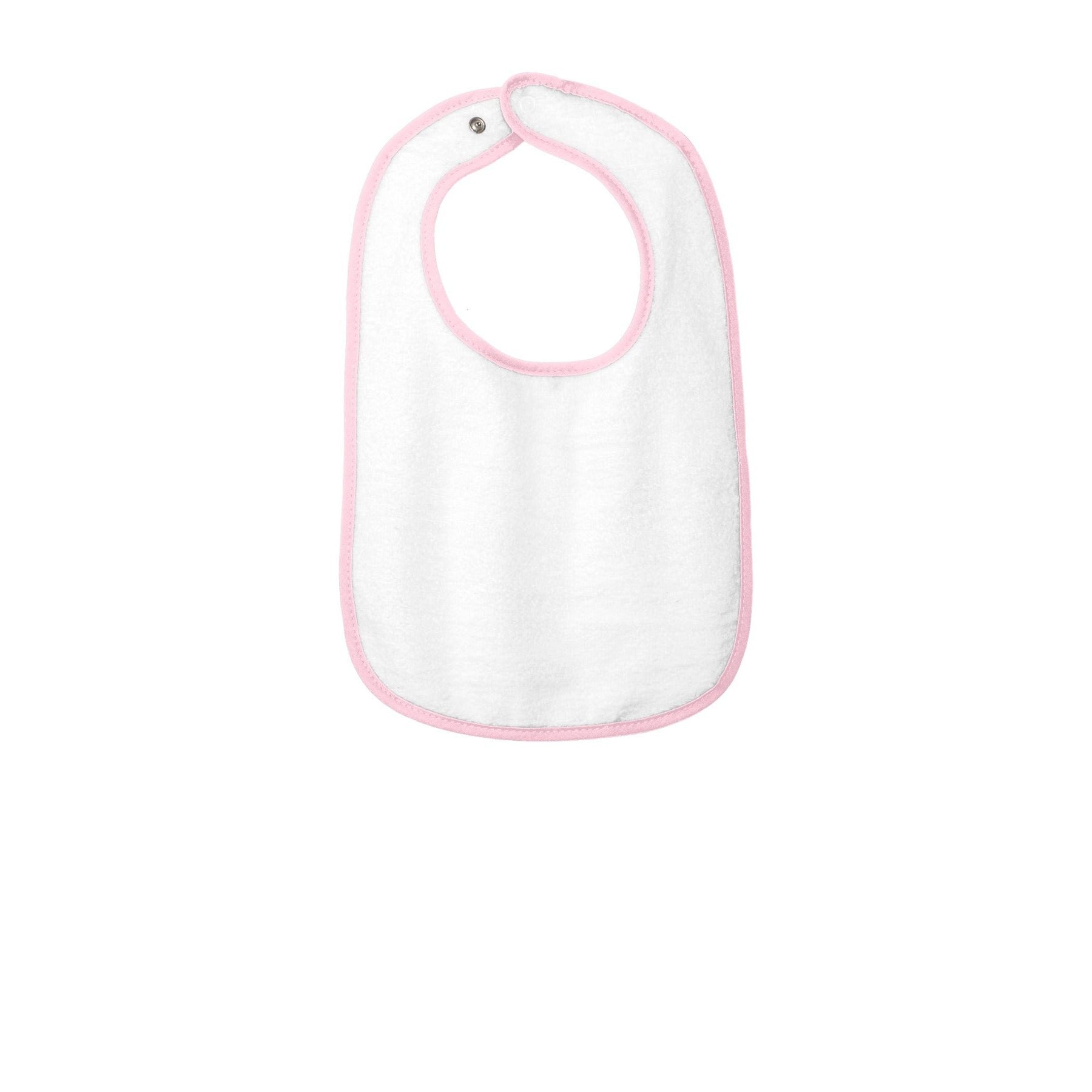 Rabbit Skins-Rabbit Skins™ Infant Contrast Trim Terry Bib. RS1003-MedTech-5